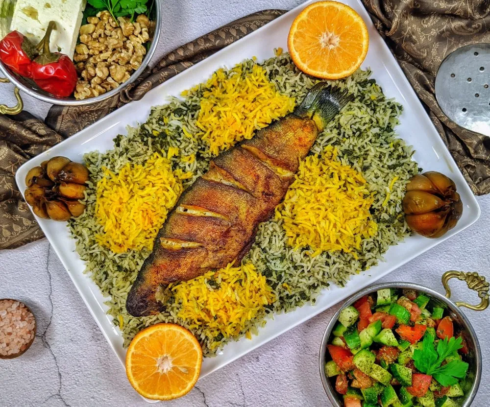 طرز تهیه شوید پلو با ماهی به دو روش مختلف