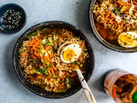 طرز تهیه نودل کره ای رامن، یک نودولیت ساده و خوشمزه