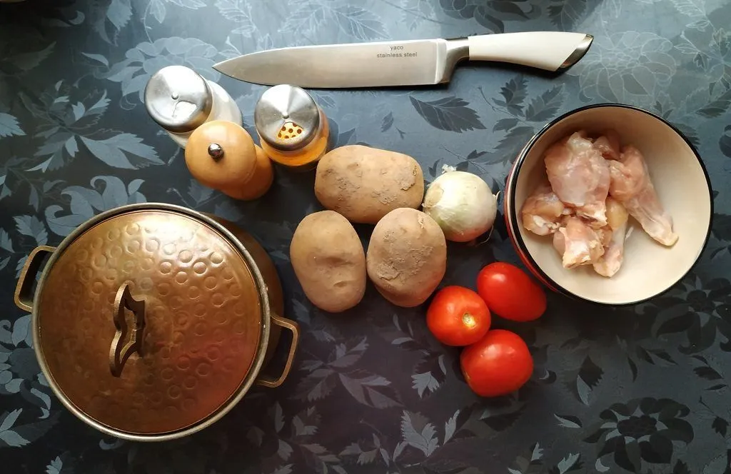 مواد لازم برای تهیه خوراک بازوی مرغ