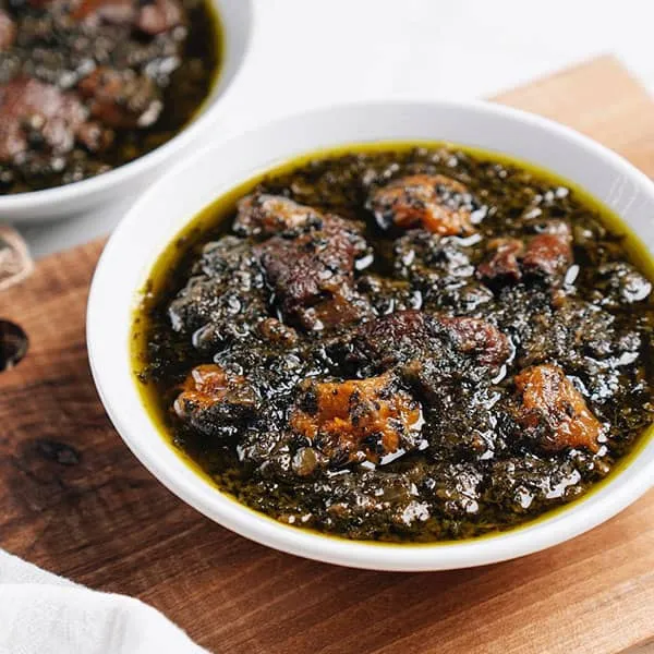 آموزش مرحله به مرحله تهیه خورشت آلو اسفناج