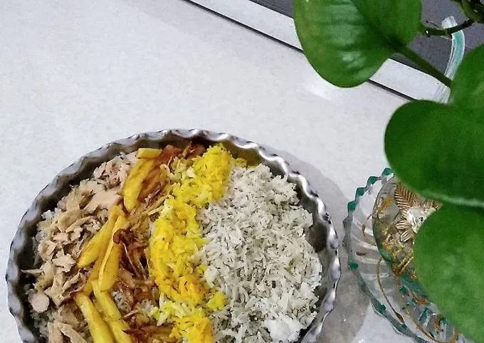 ایده 10 غذای برنجی ساده و سریع _ کته ساده با تن ماهی